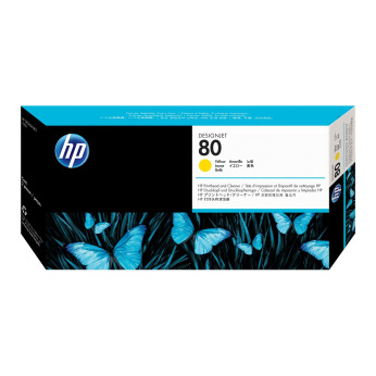 Картридж для HP Designjet 1050 HP 80 Cart+PH+Cleaner  Yellow C4893A