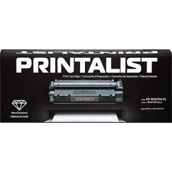 Картридж для HP Color Laser 150, 150а, 150nw PRINTALIST 117A  Black HP-W2070A-PL