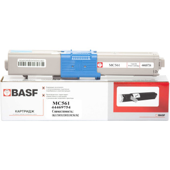 Картридж для OKI C510 BASF 44 469 754  Cyan BASF-KT-MC561C