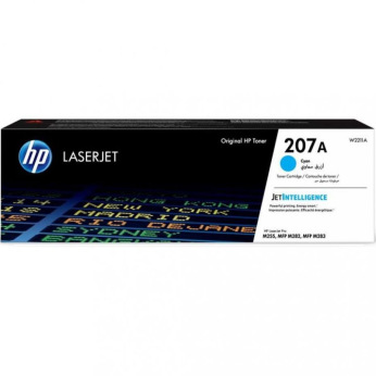 Картридж для HP ColorLaserJet Pro M283, M283fdn, M283fdw HP 207A  Cyan W2211A