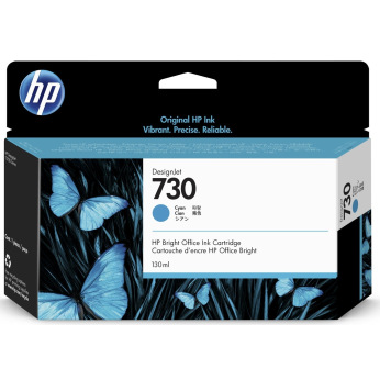 Картридж для HP DesignJet T1700 HP 730  Cyan P2V62A