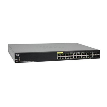 Коммутатор Cisco SG350-28MP 28-port Gigabit POE Managed Switch (SG350-28MP-K9-EU)