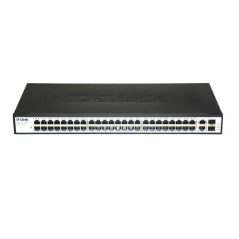 Коммутатор D-Link DES-1050G 48xFE, 2xSFP/GE/Combo, Стоечный, Неуправляемый (DES-1050G)