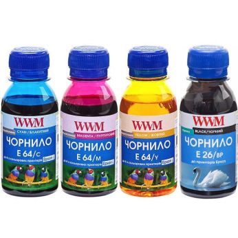 Чорнило для Epson L14150 WWM E26/E64  BP/C/M/Y 4х100г E26/64SET4-2