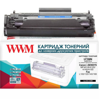 Картридж для Canon i-Sensys MF-4320D WWM FX10  Black LC26N