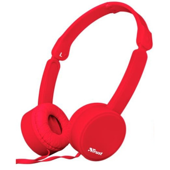 Наушники Trust Nano On-Ear Mic Red (23105)