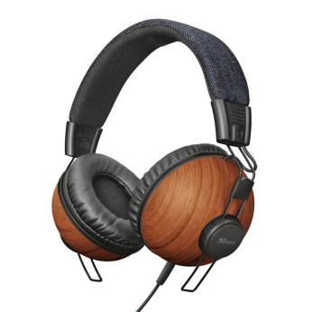 Наушники Trust Noma Over-Ear Mic Denim Wood (22637)