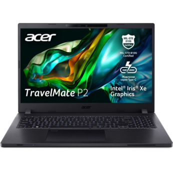 ноутбук 15.6FI/i5-1235U/32/512/Intel HD/DOS/F/BL/S hale Black TravelMate P2 TMP215-54 (NX.VVREU.015)