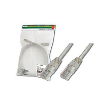 Патч-корд DIGITUS CAT 5e UTP, 15м, AWG 26/7, PVC, серого цвета (DK-1511-150)