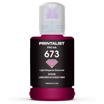 Чернила для Epson L805 PRINTALIST 673  Light Magenta 140г PL673LM