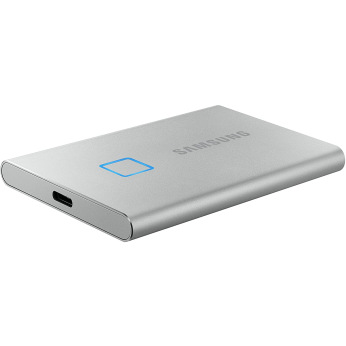 Портативный SSD 500GB USB 3.1 Gen 2 Samsung T7 Touch Silver (MU-PC500S/WW)