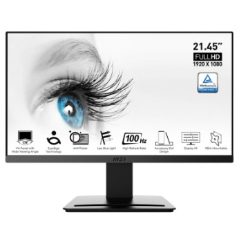 Монітор VA 21.45" FHD (1920 x 1080) 1ms 75Hz 178/1 78 /VGA/ HDMI /Mic/HP PRO MP223 (PRO MP223)