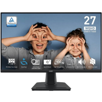 Монітор IPS 27" WQHD (2560 x 1440) 1ms 100Hz 178/1 78/DP/2HDMI /Mic/HP/колонки 2*2W PRO MP275Q (PRO MP275Q)