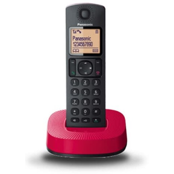 Радіотелефон DECT Panasonic KX-TGC310UCR Black Red (KX-TGC310UCR)