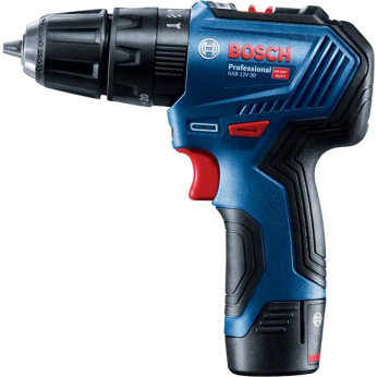 Шурупокрут-дриль Bosch Professional GSB 12V-30 ударний, 2x 2.0 Аг, GAL 12V-40, кейс (0.601.9G9.100)