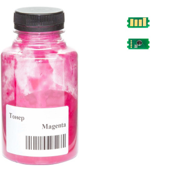 Тонер и Чип для Kyocera Mita Ecosys P6130cdn АНК  Magenta 120г 3203477