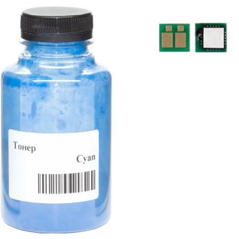 Тонер и Чип для Canon i-Sensys MF-643Cdw АНК  Cyan 35г 3203610