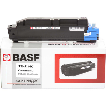 Картридж для Kyocera Mita Ecosys P6130cdn BASF TK-5140  Cyan BASF-KT-TK5140C