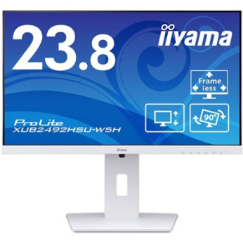 23.8" 16:9 IPS РК монітор, 1920х1080, 4 мс, 75 Гц,  1xVGA/1xHDMI/1xDP/2xUSB 2.0, SP 2x2W, HAS, білий  XUB2492HSU-W5 (XUB2492HSU-W5 H)