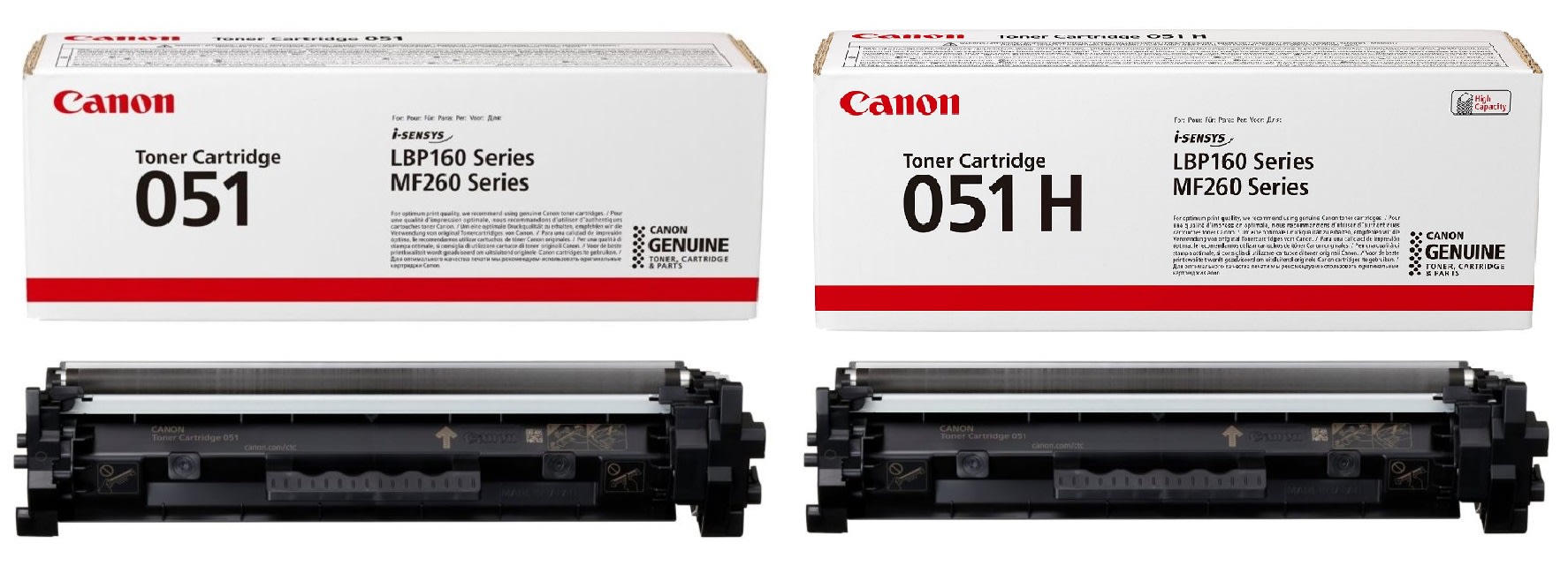 Картриджи Canon 051 Canon 051H для Canon i-Sensys LBP–162dw Купить комплект картриджей.