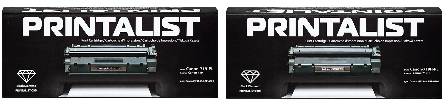 Картриджи PRINTALIST Canon-719-PL Canon-719H-PL для Canon i-Sensys LBP-251dw Купить картриджи.