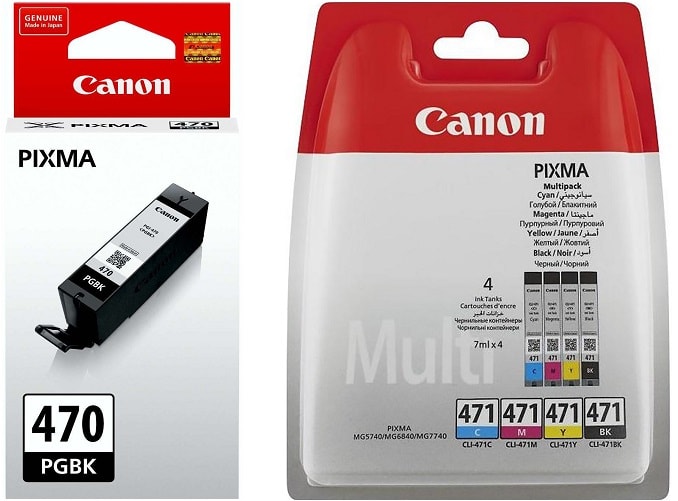 Картридж для Canon Pixma TS6040 Купить комплект оригинальных чернил.