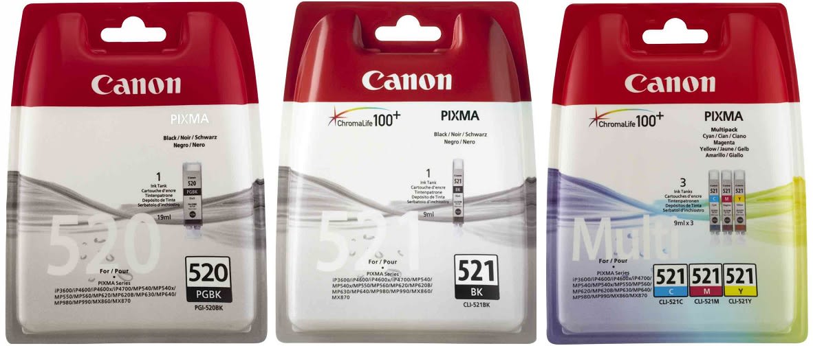 Картридж для Canon Pixma MP640 Купить комплект оригинальных чернил.