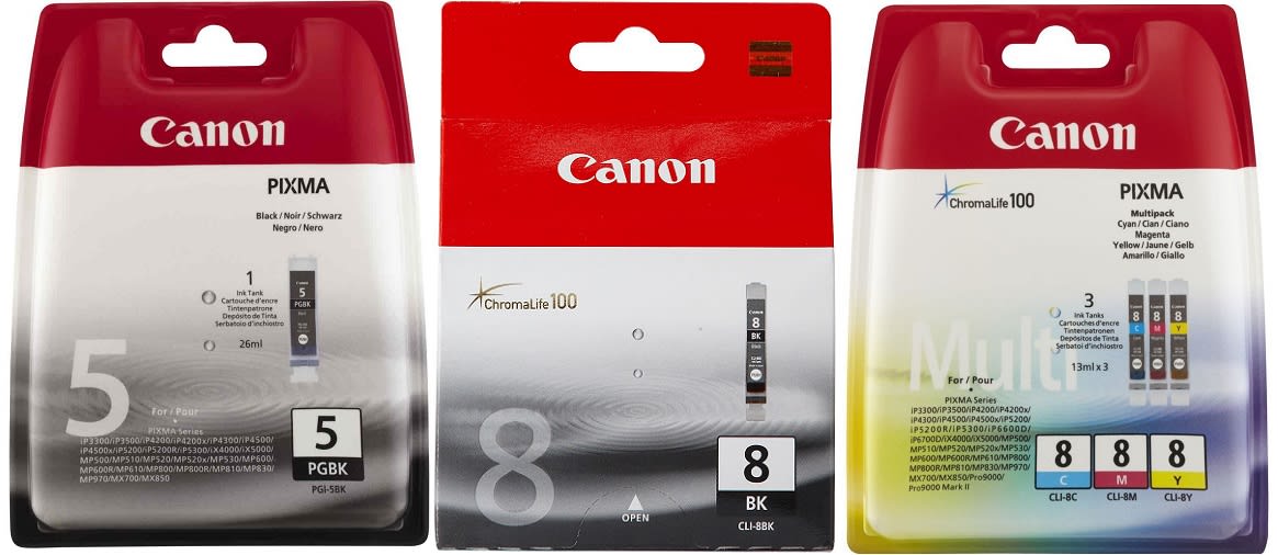 Картридж для Canon Pixma MP610 Купить комплект оригинальных чернил.