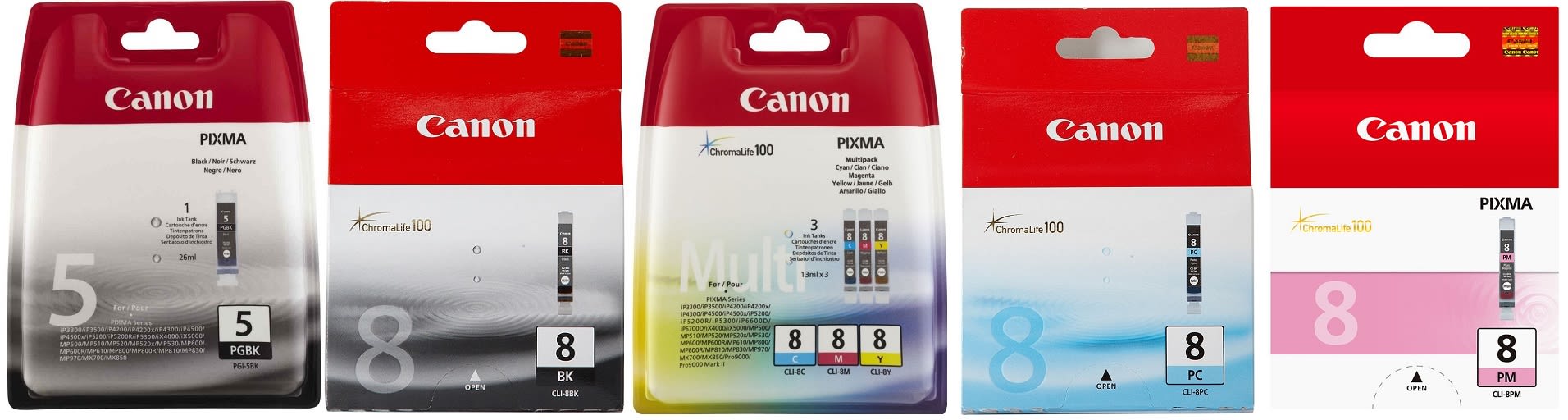 Картридж для Canon Pixma IX5000 Купить комплект оригинальных чернил.