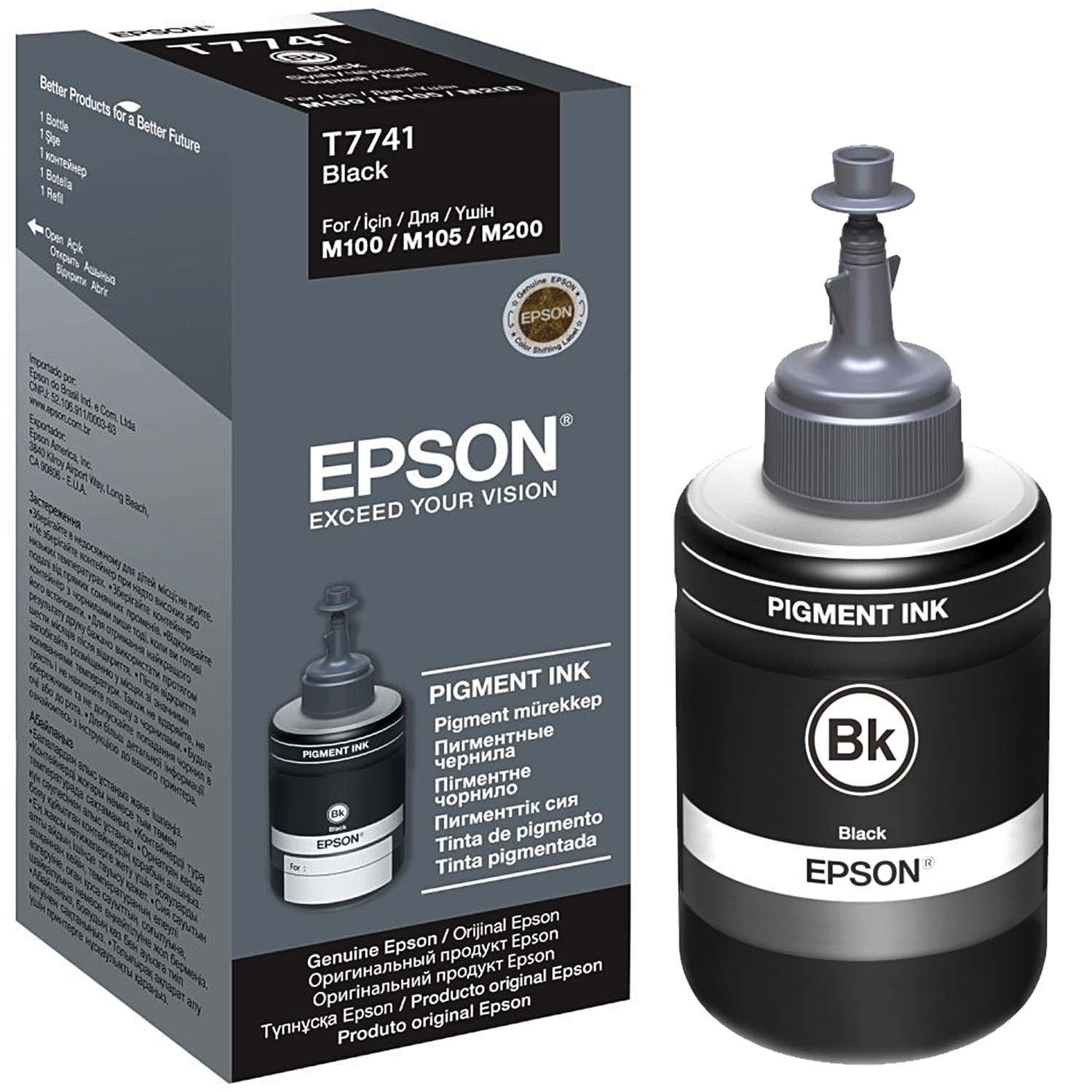 Чернила для EPSON M100. Купить комплект оригинальных чернил.