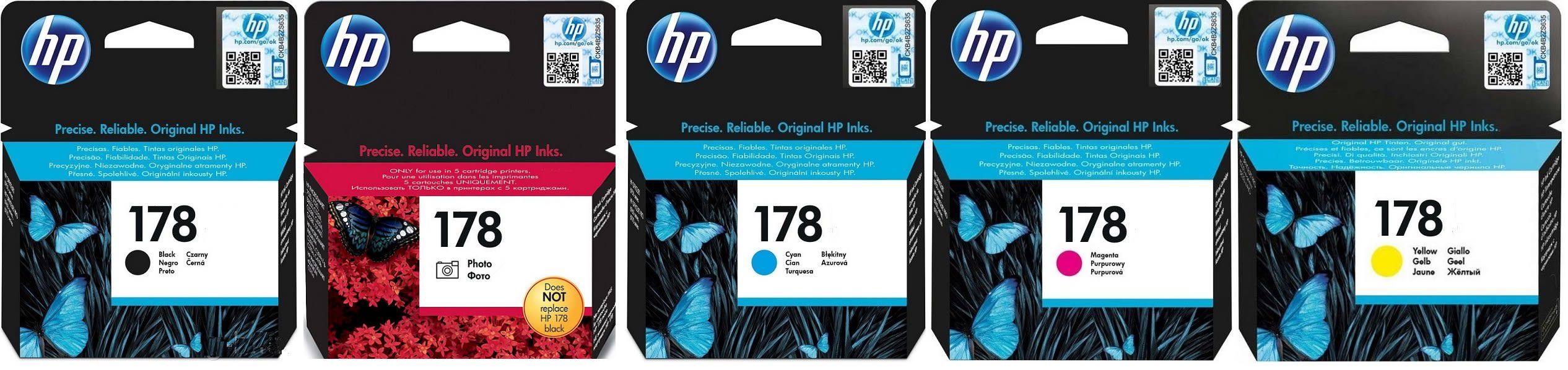 Картриджи hp 178 для HP Photosmart C5380. Купить комплект оригинальных картриджей.