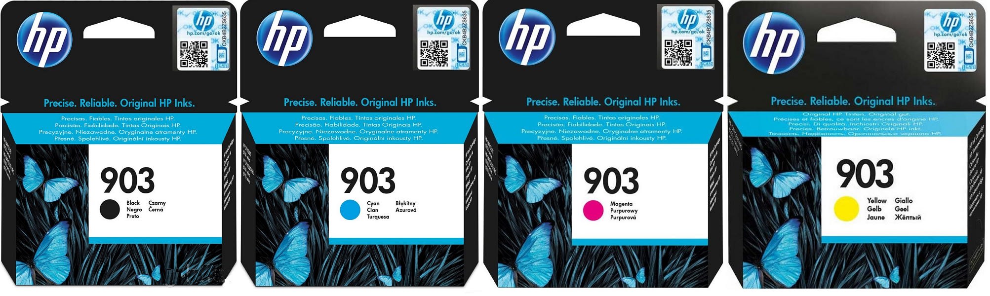 Картриджи hp 903 для HP Officejet Pro 6960. Купить комплект оригинальных картриджей.