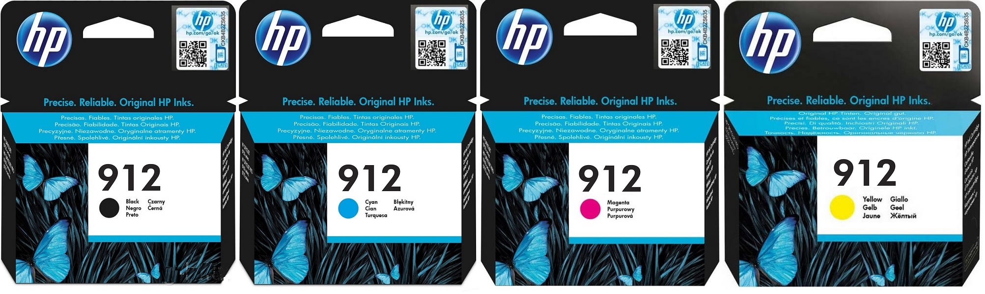 Картриджи hp 912 для HP Officejet Pro 8013. Купить комплект оригинальных картриджей.