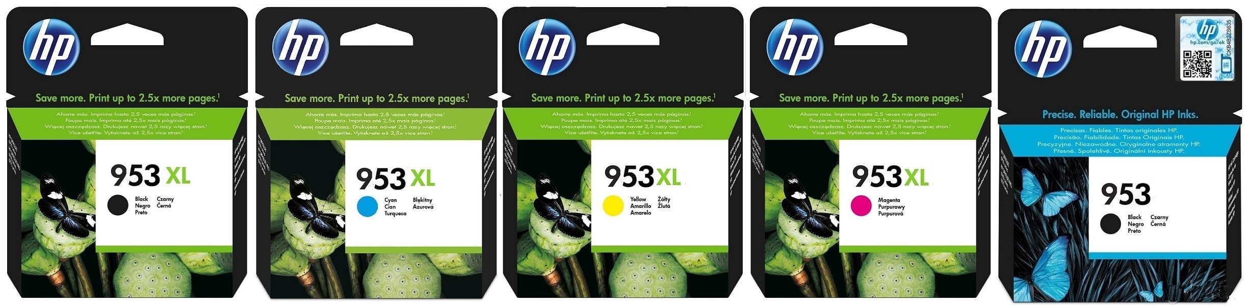 Картриджи hp 953 для HP OfficeJet Pro 7740. Купить комплект оригинальных картриджей.