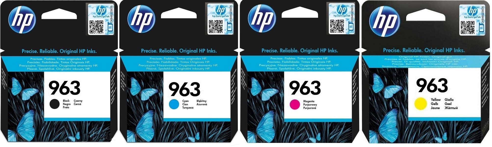 Картриджи hp 963 для HP Officejet Pro 9023. Купить комплект оригинальных картриджей.
