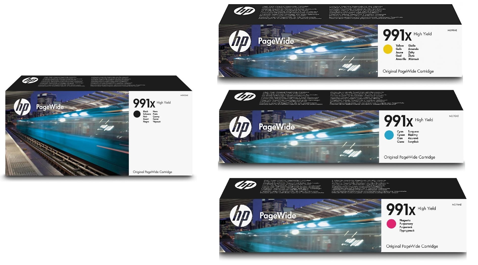 Картриджи hp 991X для HP PageWide Pro 772dw. Купить комплект оригинальных картриджей.