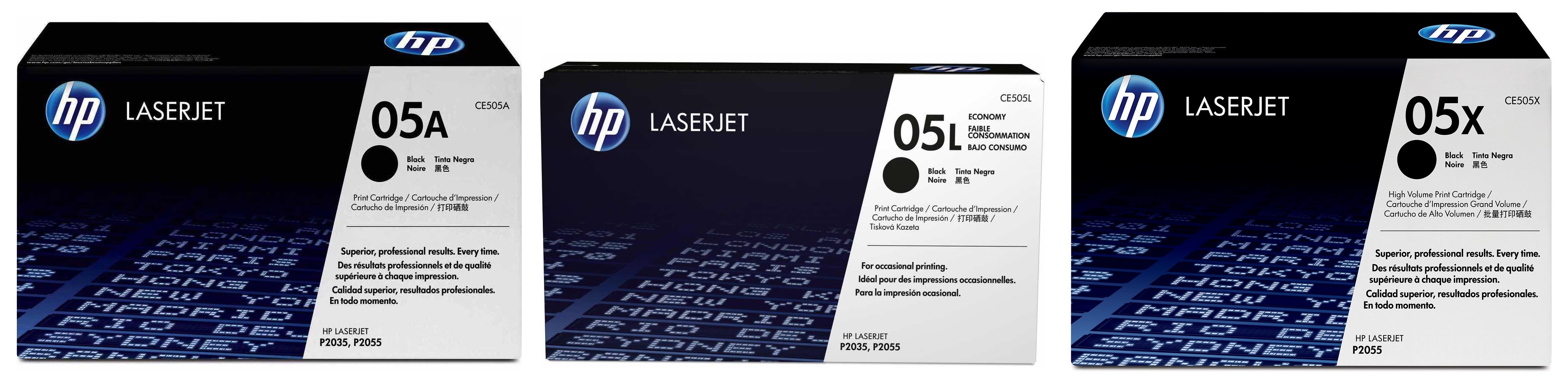 Картриджи HP 05A HP 05L HP 05X для HP Laserjet P2030 Купить комплект картриджей.