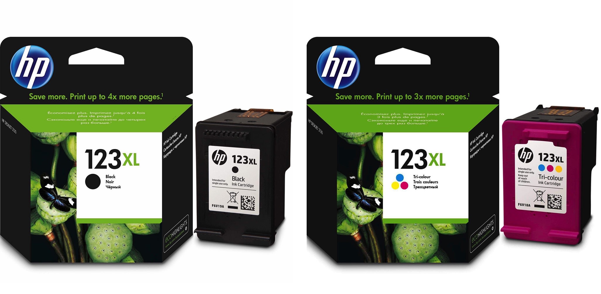 Картриджи hp 123XL для HP DJ 2620. Купить комплект оригинальных чернил.