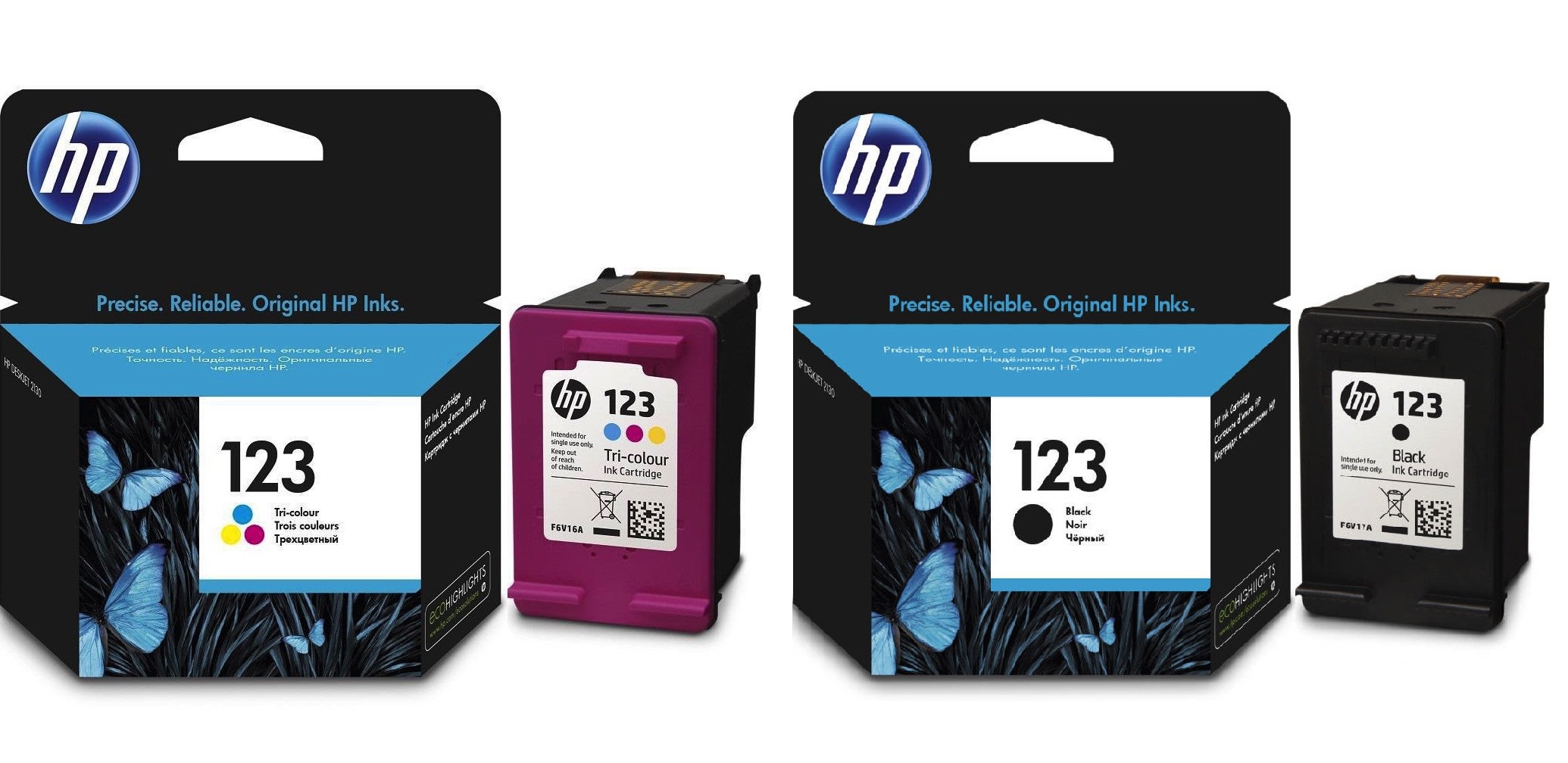Картриджи hp 123 для HP DJ 2620. Купить комплект оригинальных чернил.