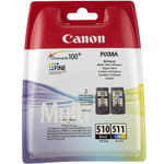 Набор Картриджей для Canon PIXMA MP280 - Canon MultiPack PG-510 CL-511